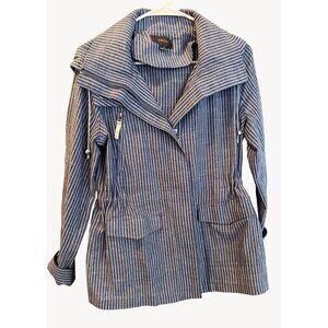 SAWYER Jacket w/detachable hood, pockets, & cinched waist - Size Small